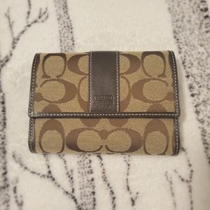 Coach Pattern Wallet